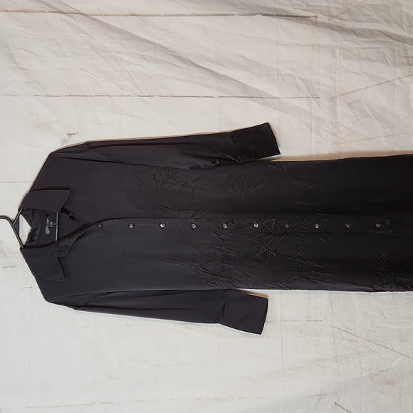 Banana Republic Silk Muse Button Front Maxi Shirt Dress - Picture 7 of 12